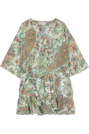 Etro Vestido con estampado de cachemira