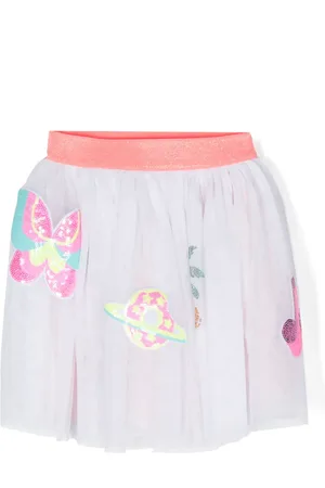 Billieblush Falda de tul con detalles de aplique