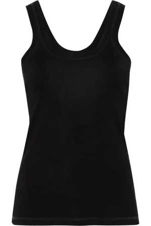 LEMAIRE Camiseta de tejido fino de canalé