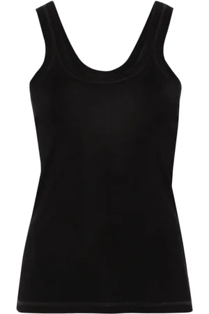 LEMAIRE Camiseta de tejido fino de canalé