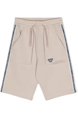 Emporio Armani Shorts deportivos con rayas de logo