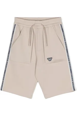 Emporio Armani Shorts deportivos con rayas de logo