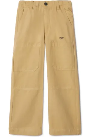OFF-WHITE Pantalones con rayas diagonales