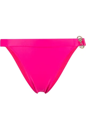 Moschino Bikini bottom con placa del logo