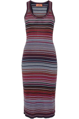 Missoni Vestido tejido con motivo de rayas