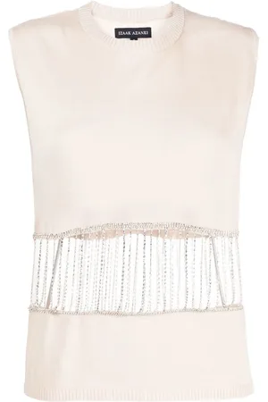 Izaak Azanei Top con detalles de cristal