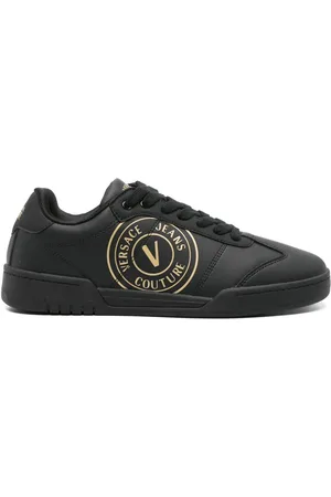 VERSACE Tenis con logo estampado