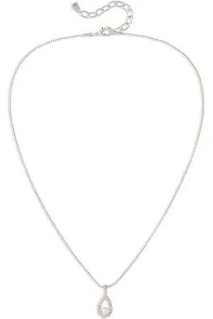 Nina Ricci Collar bañado en rodio 1990 pre-owned