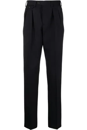 LARDINI Pantalones de vestir con tiro medio