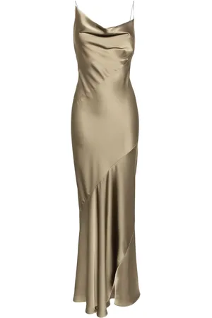 Serafini Vestido largo con efecto satinado