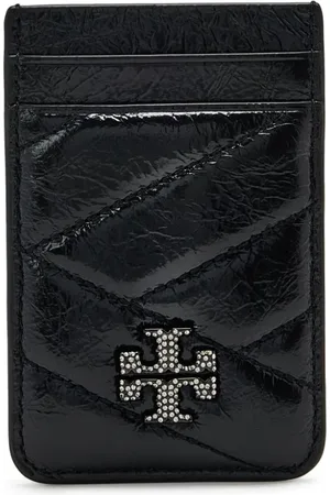 Tory Burch Tarjetero Kira con placa del logo