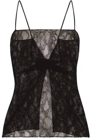 Dolce & Gabbana Top con detalle de encaje