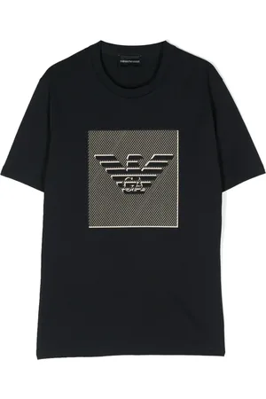 Emporio Armani Playera con logo estampado