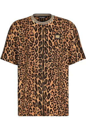 Dolce & Gabbana Playera con estampado de leopardo