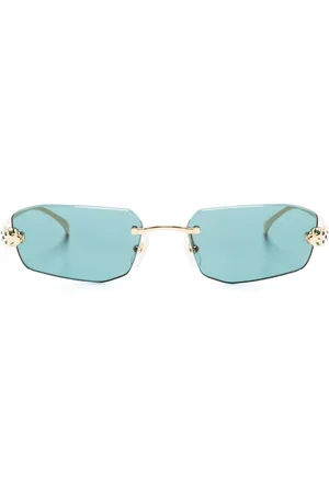 Cartier Lentes de sol con armazón geométrica