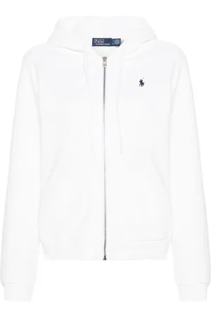 Ralph Lauren Hoodie con logo bordado y cierre