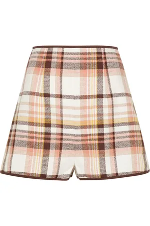 ZIMMERMANN Shorts Matchmaker Check Dance