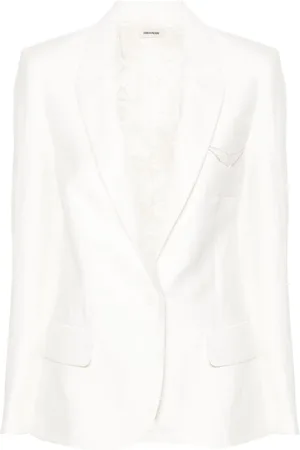 Zadig & Voltaire Blazer Vow con botones y efecto arrugado