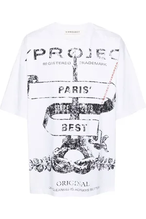 Y / PROJECT Playera con logo estampado