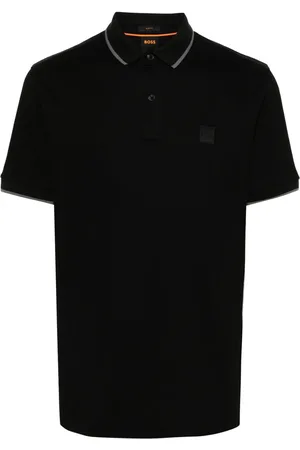 HUGO BOSS Playera tipo polo con aplique del logo