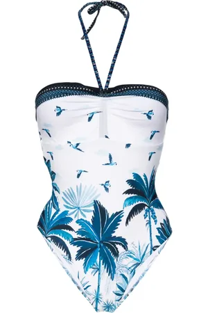 Farm Rio Traje de baño con estampado tropical