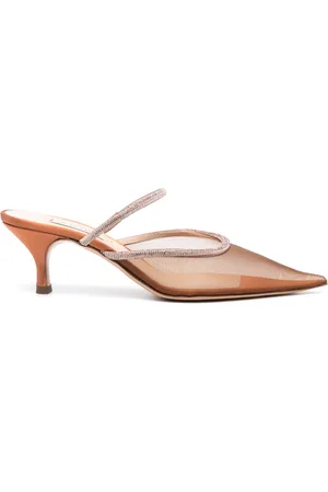 Casadei Mules Scarlet Mimí con tacón de 50mm