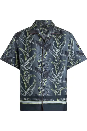 Etro Camisa de seda con estampado floral