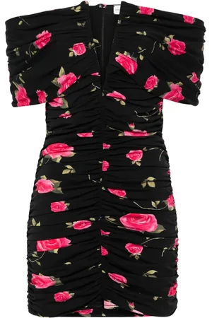 MAGDA BUTRYM Vestido fruncido con cuello en V
