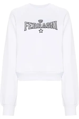Chiara Ferragni Sudadera con logo bordado