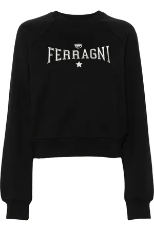 Chiara Ferragni Sudadera con logo bordado