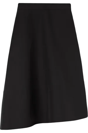 Jil Sander Falda midi con diseño asimétrico