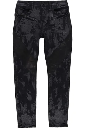 Purple Brand Jeans estampado con efecto arrugado