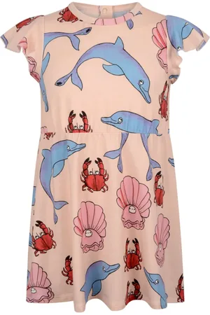 Mini Rodini Vestido con motivo de delfines