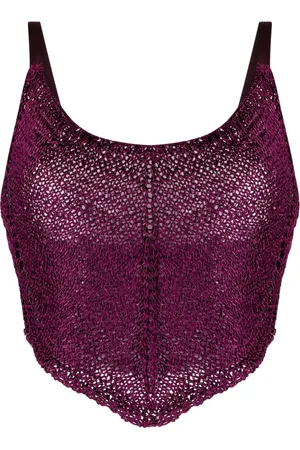 FORTE FORTE Top corto de crochet
