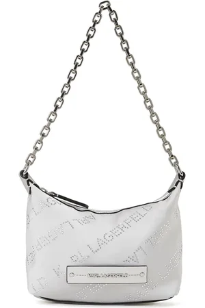 Karl Lagerfeld Bolsa de hombro Essential mini con detalles de cristal
