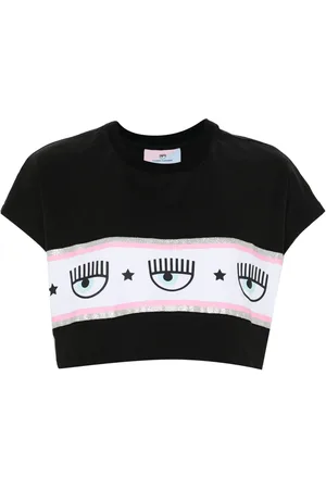 Chiara Ferragni Playera con estampado Maxi Logomania
