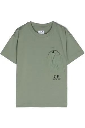 C.P. Company Playera con bolsillo de parche