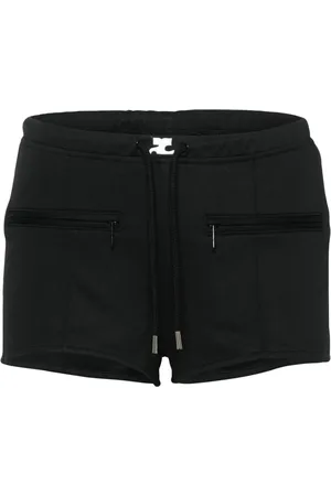 Courrèges Shorts con aplique del logo