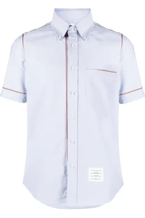 Thom Browne Camisa con motivo de rayas RWB