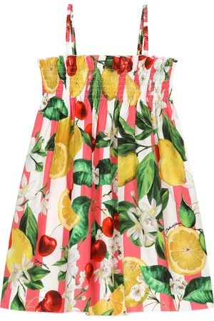 Dolce & Gabbana Vestido con estampado Lemon & Cherry