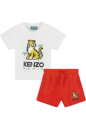 Kenzo Set de shorts con logo estampado