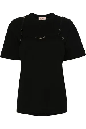 MURMUR Playera con detalle de tiras