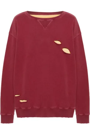 Maison Margiela Sudadera con efecto envejecido