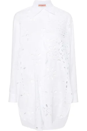 ERMANNO SCERVINO Camisa con bordado inglés