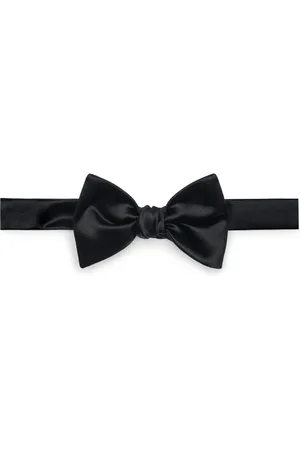 Brunello Cucinelli Corbata de moño satinada
