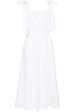Msgm Vestido midi con diseño acampanado