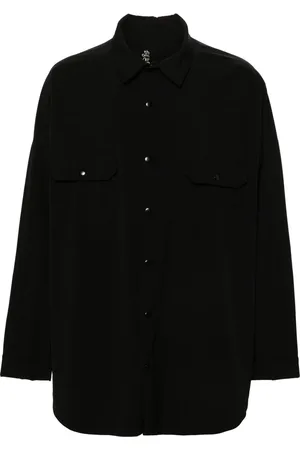 THOM KROM Camisa manga larga con botones de presión