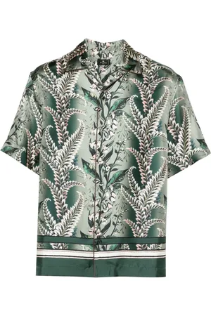 Etro Camisa de seda con estampado floral