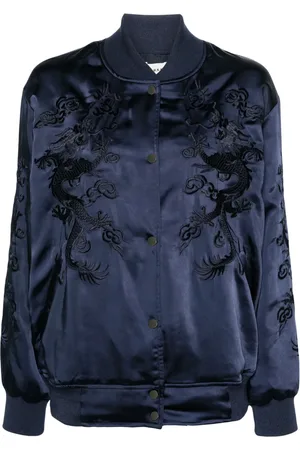 P.A.R.O.S.H. Chamarra bomber con dragón bordado