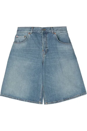 haikure Shorts de mezclilla acampanados